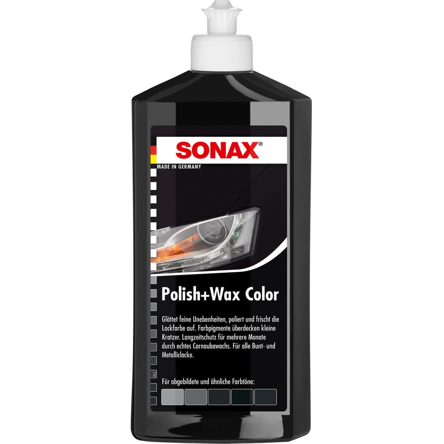 Sonax Polish & Wax Color Schwarz 500 ml