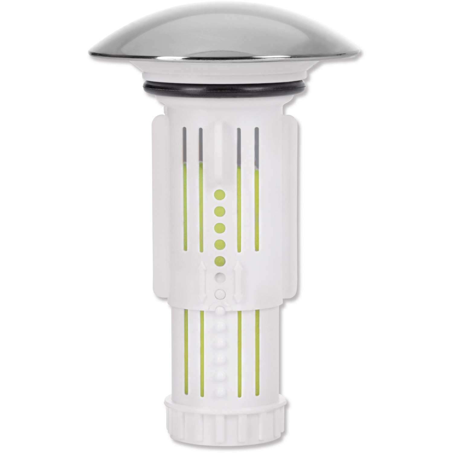 Abfluss-Fee Waschbeckenstöpsel Weiß-Chrom günstig online kaufen