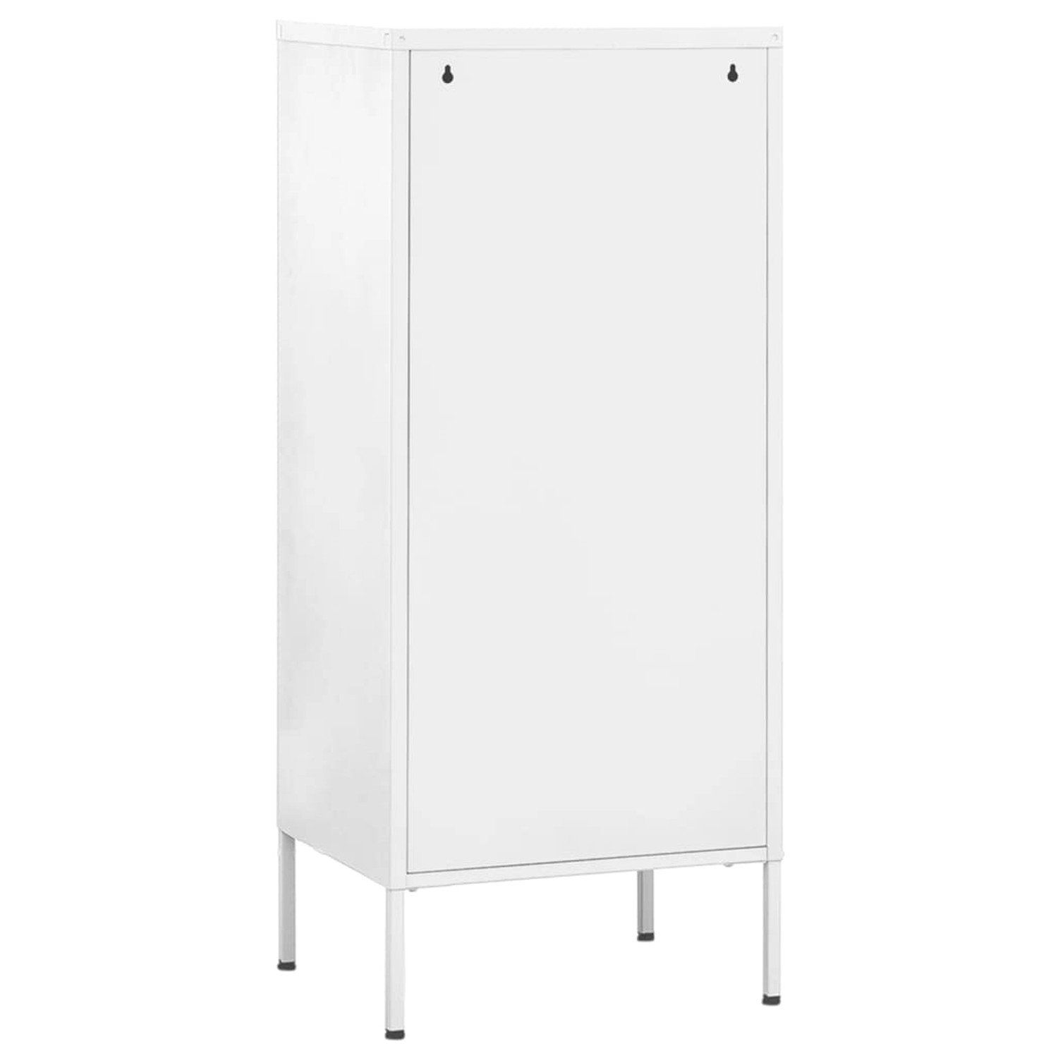 vidaXL Aktenschrank Lagerschrank Weiß 42,5x35x101,5 cm Stahl günstig online kaufen