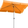 Schneider Balkonschirm Locarno, 180x120 cm, Mandarine, mit Knickfunktion für optimalen Sonnenschutz.