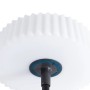 Dimmbare Lindby LED Solarleuchte Samine für Außen, schwarz, Metall, spritzwassergeschützt.