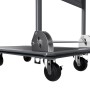 Detailansicht des klappbaren TroniTechnik Transportwagens mit 150 kg Tragkraft.