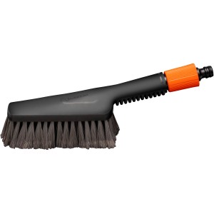 Gardena Cleansystem Handbürste Soft S mit Schlauchanschluss, anthrazit. Ideal für Gartenmöbel.