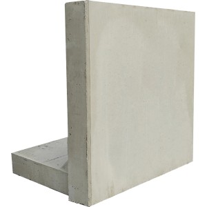 EHL Stützwinkel L-Stein, 100x80cm, Sichtbeton. Funktionale Mauersysteme zur Abfangung von Höhenunterschieden.