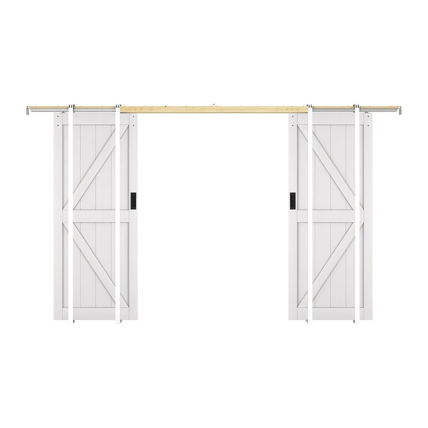 Vente-unique Schiebetür Nefara Weiß 93 cm