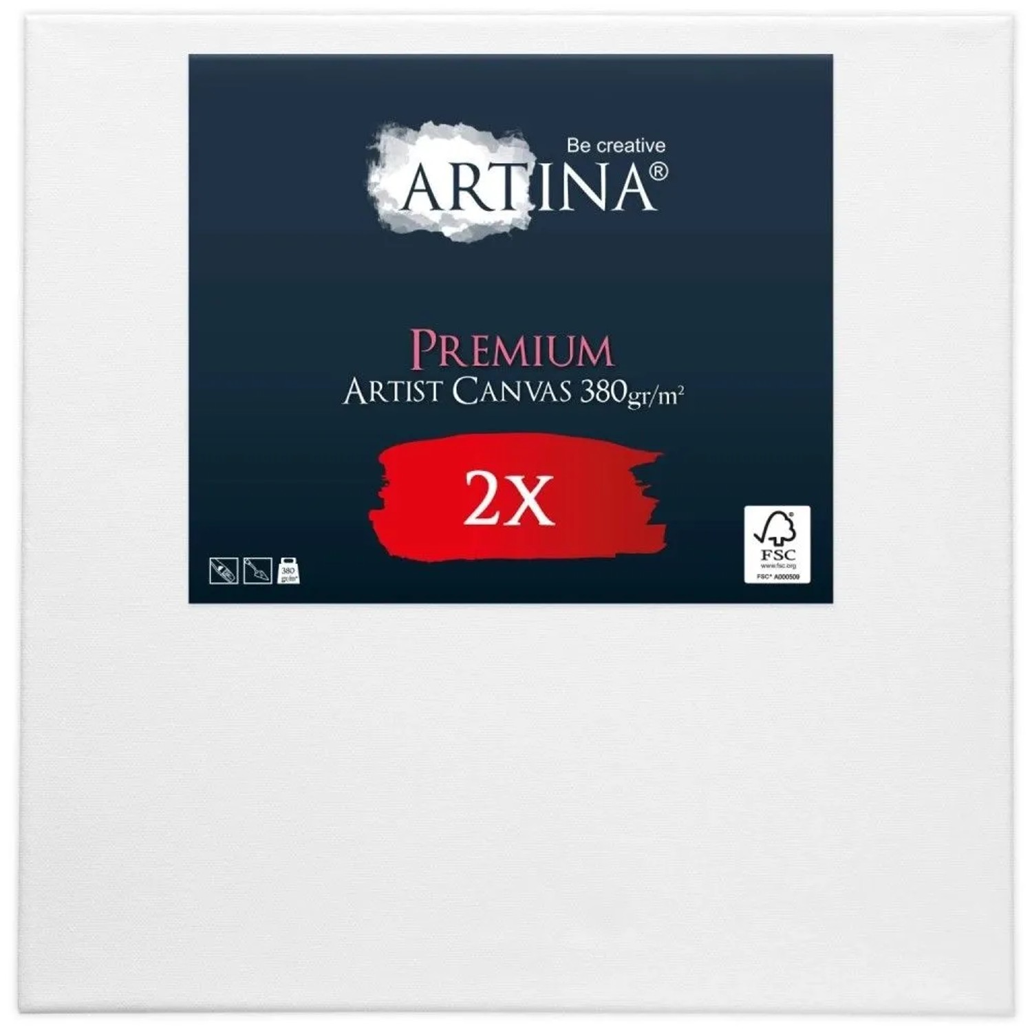 Artina Premium Keilrahmen 40x40cm FSC 2tlg