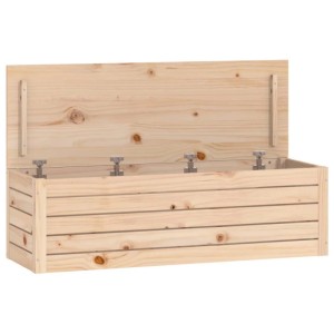 vidaXL Truhe 109x36,5x33 cm Massivholz Kiefer 823624