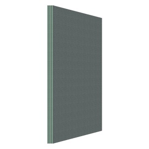 4er-Pack AICA Bauplatten, 1250x600x10mm, XPS Fliesenplatten für Dämmung und Ausgleich.