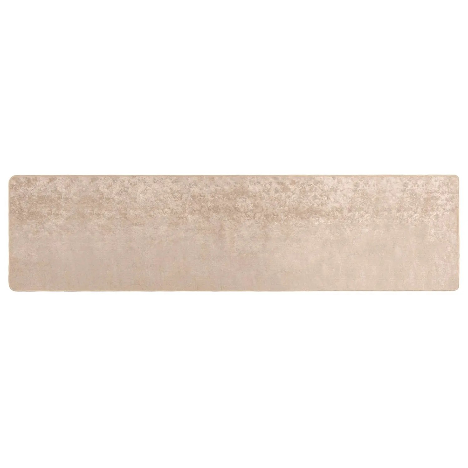 vidaXL Teppichläufer MARSA Beige 100 x 450 cm Polyester und PVC 42023096