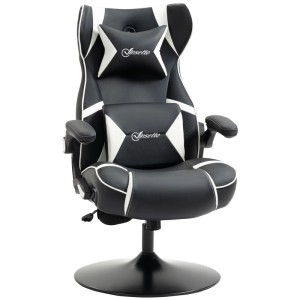 Vinsetto Gaming Stuhl mit Wippfunktion mit Lautsprecher