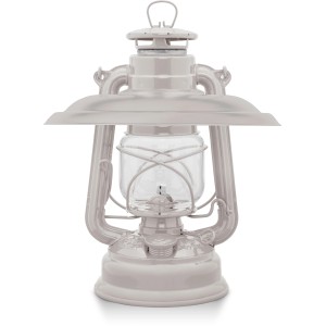 Feuerhand Sturmlaterne Baby Special mit Reflektorschirm, beige. Blendschutz für Garten & Terrasse.