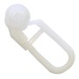 Gardinia Rollring, weiß, für Gardinenschienen. 100er-Pack.