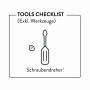 Symbolbild: Schraubendreher für die Montage des Handtuchhalters.