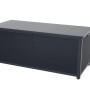 Siena Garden Kissenbox Sabano, 181x79x75 cm, dunkelgrau. Aufbewahrungsbox für Gartenkissen und Auflagen.