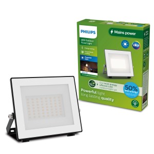 Philips Lois LED-Außenstrahler, 3000K, 2600lm, anthrazit. Wetterfest und energieeffizient.