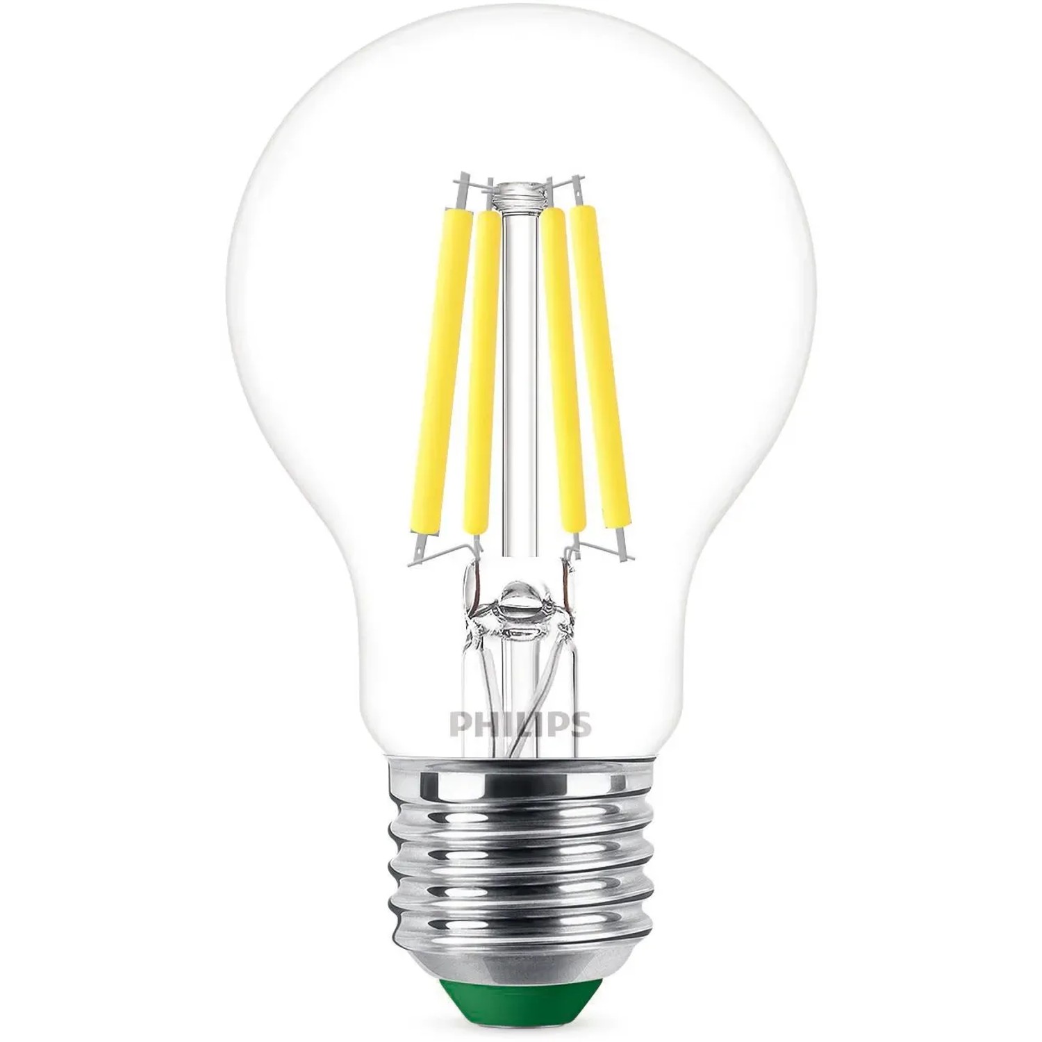 Philips LED-Leuchtmittel ultraeffizient E27 Glühlampenform 2,3W 485lm Klar