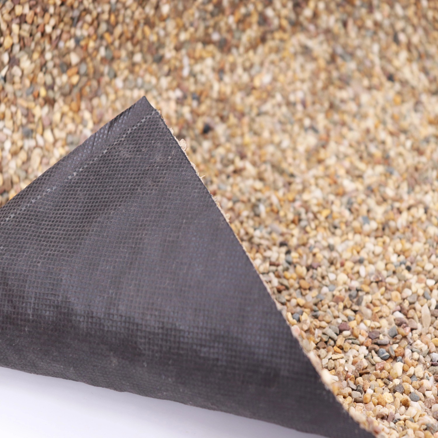 Aquagart Steinfolie, sandfarben, für Teich, Bachlauf und Ufergestaltung.