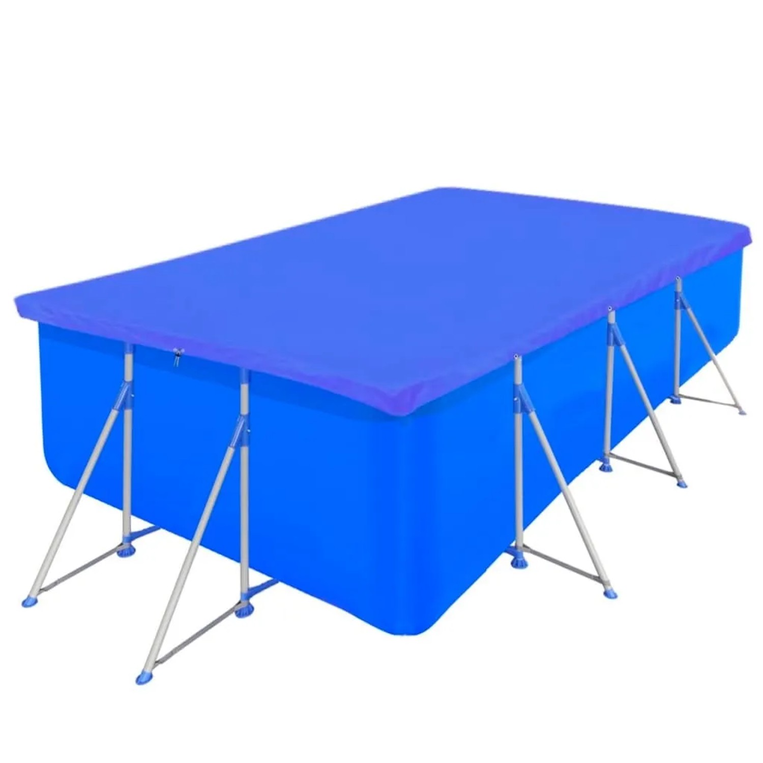 vidaXL Poolabdeckung PE Rechteckig 90 g/qm 400x207 cm 90591