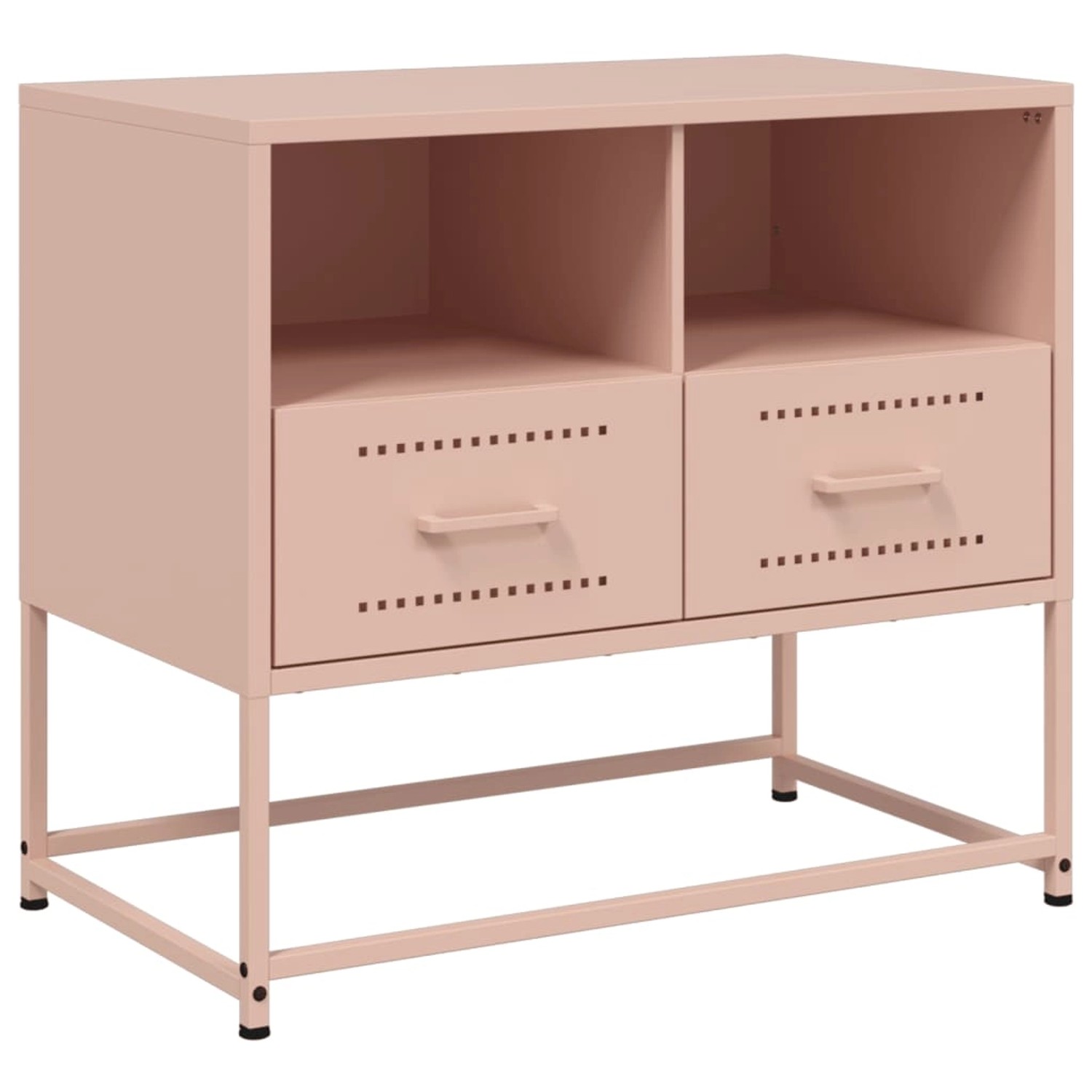 vidaXL TV-Schrank TV-Schrank Rosa 68x39x60,5 cm Stahl (1-St) günstig online kaufen