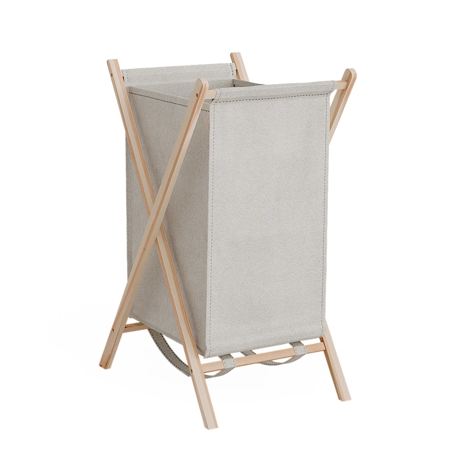 Vicco Wäschekorb Bruno Beige 40 x 64 cm