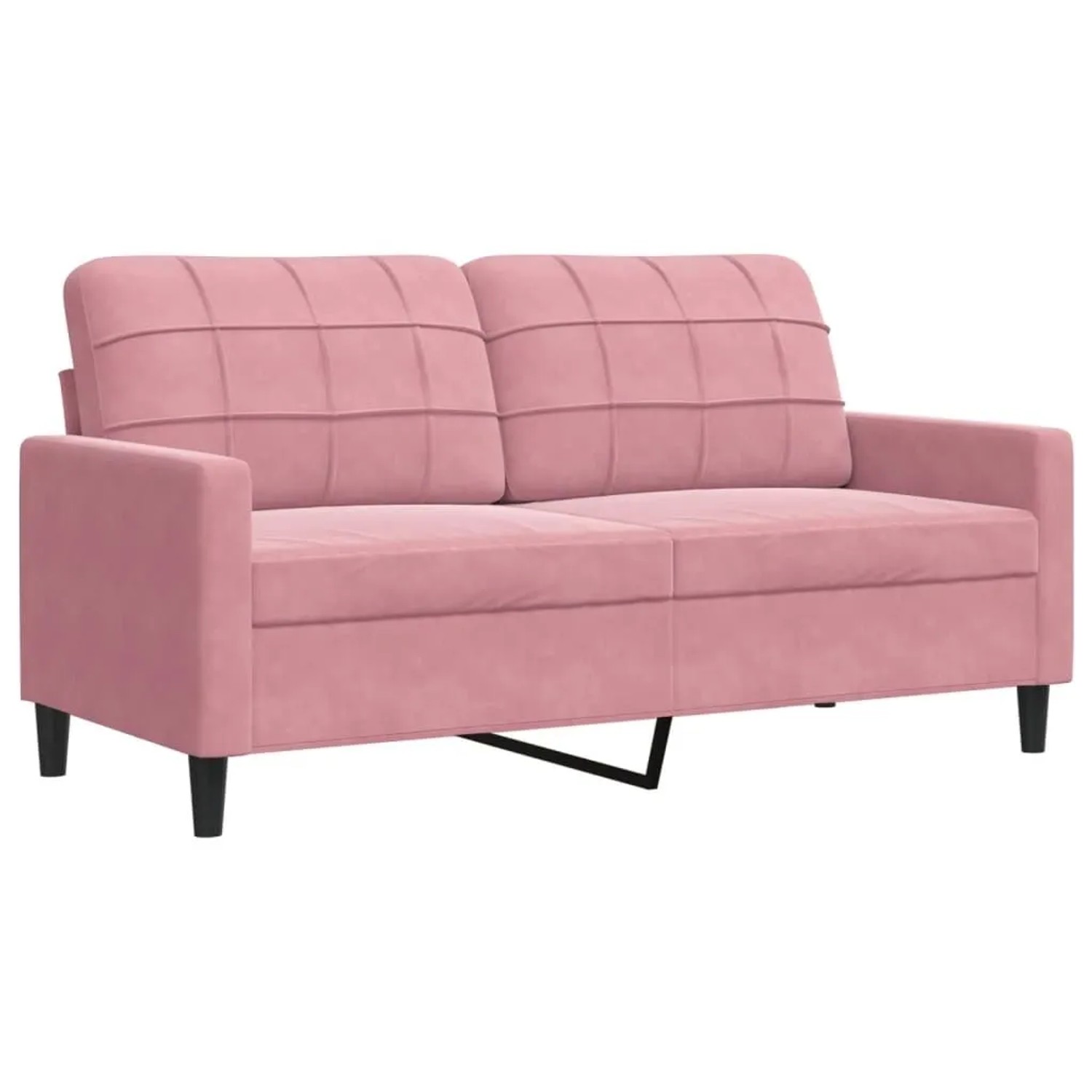 vidaXL 2-Sitzer-Sofa Rosa 140 cm Samt 4007627 günstig online kaufen
