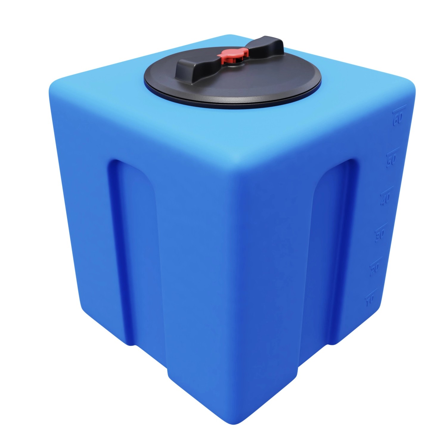 KMND 60L Kubus Trinkwasser Wassertank Blau