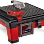 Einhell Akku-Fliesenschneidmaschine TE-TC 18/115 Li Solo, rot-schwarzer Fliesenschneider.