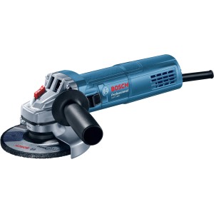 Bosch Professional Winkelschleifer GWS 880, blau, mit Schleifscheibe.