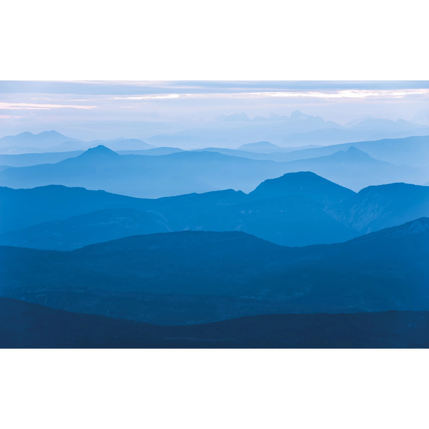 Komar Fototapete Vlies Blue Mountain  400 x 250 cm