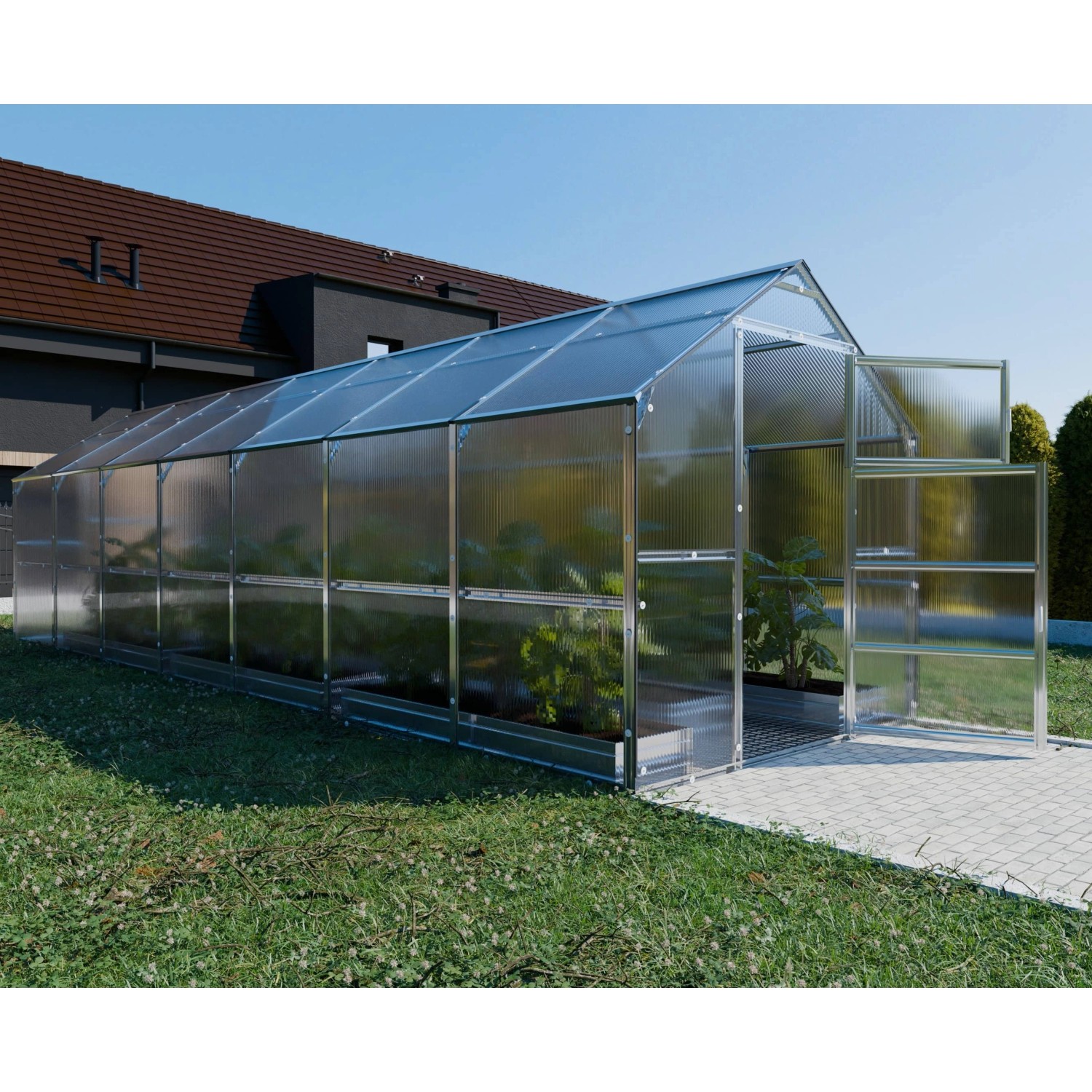 Klasika Greenhouses Bernard*KLASIKA Gewächshaus 2,35 x 7 m (16,45 m²),  mit günstig online kaufen