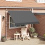 vidaXL Einziehbare Markise Handbetrieben 300 cm Anthrazit 143690_2
