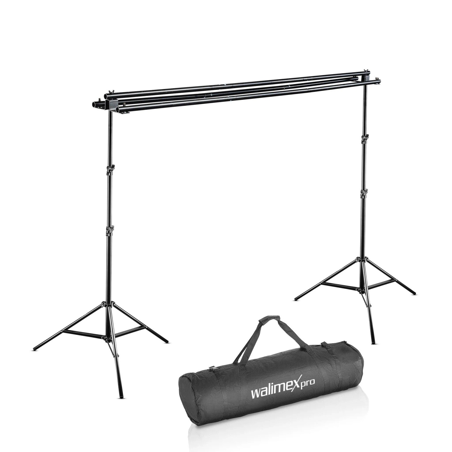 Walimex Pro 3-Fach Hintergrundsystem 145-290Cm Fotohintergrund Fotostudio