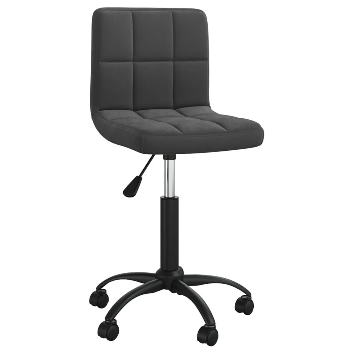 vidaXL Bürostuhl Drehbar Schwarz Samt 334353