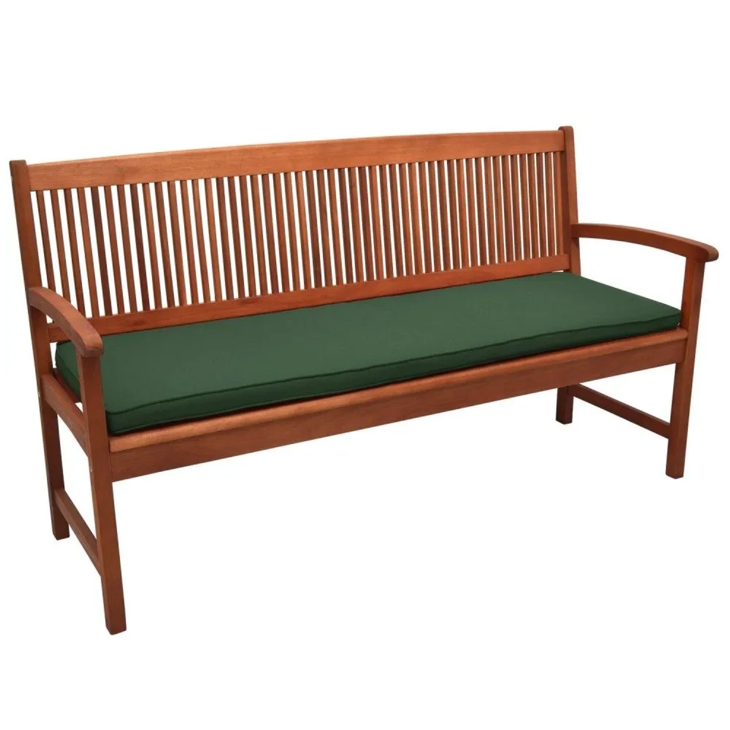 Beautissu Loft BK Bankauflage 150x48x5cm Dunkelgrün