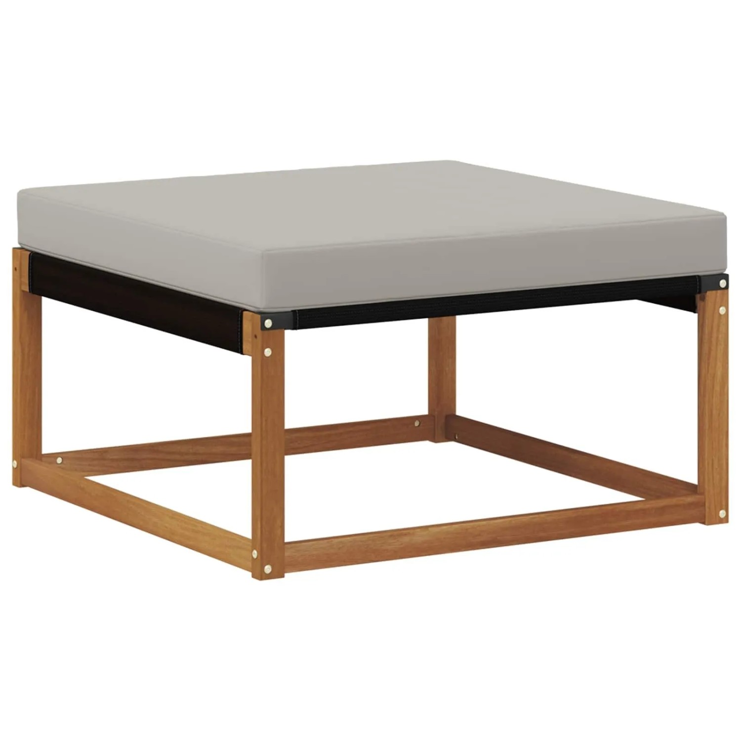 vidaXL Outdoor-Fußhocker Massivholz Akazie Natur 900630