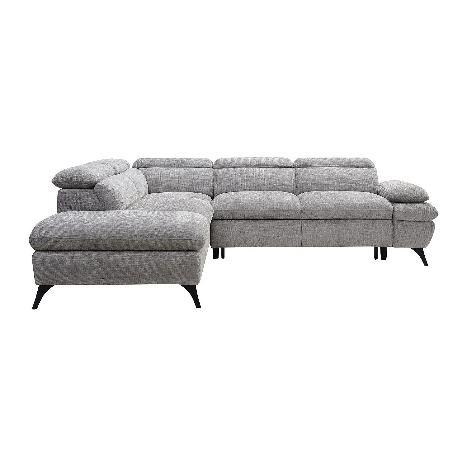 Vente-unique Schlafsofa Surdeli Grau 280 cm