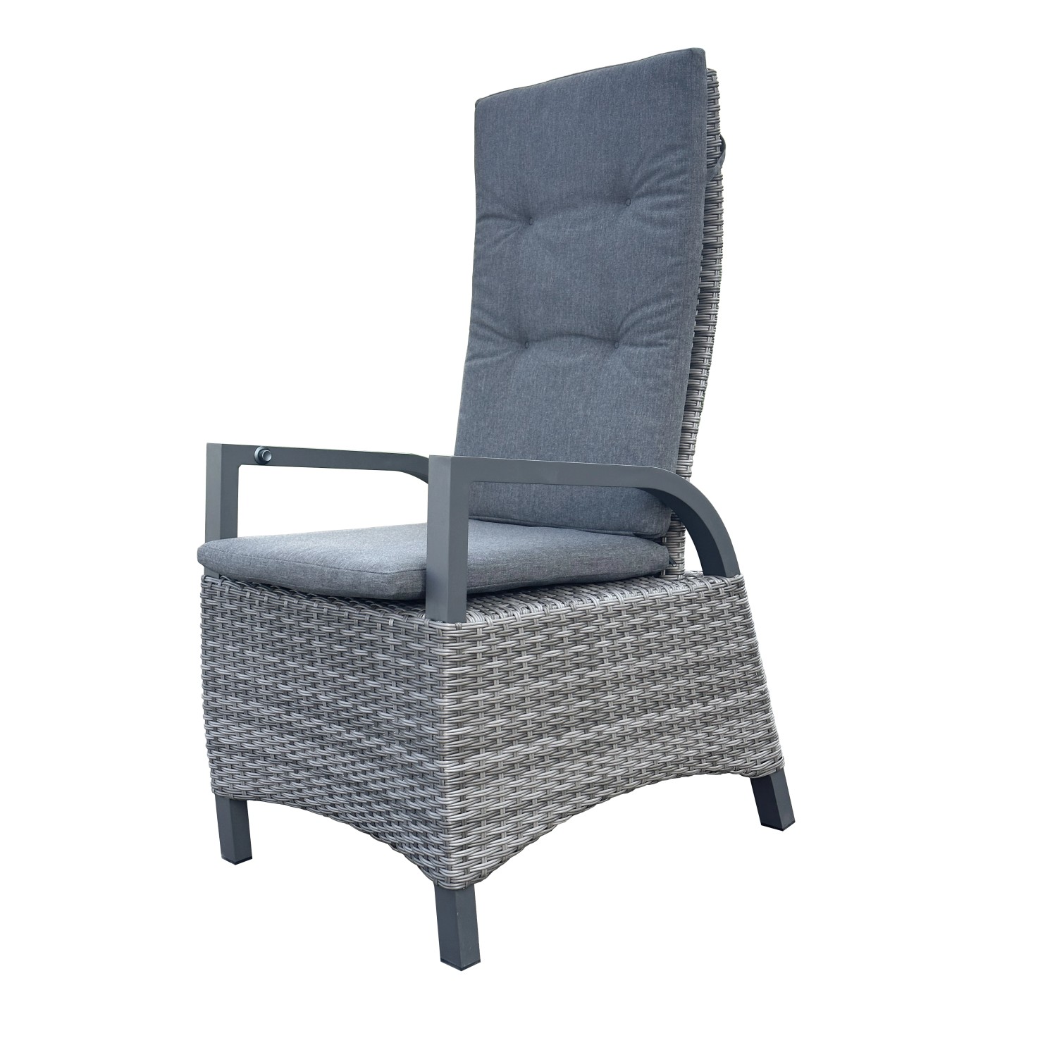 Garden Pleasure Hochlehner Rana 2er Set 112 cm x 67 cm x 60 cm Anthrazit-Gr günstig online kaufen