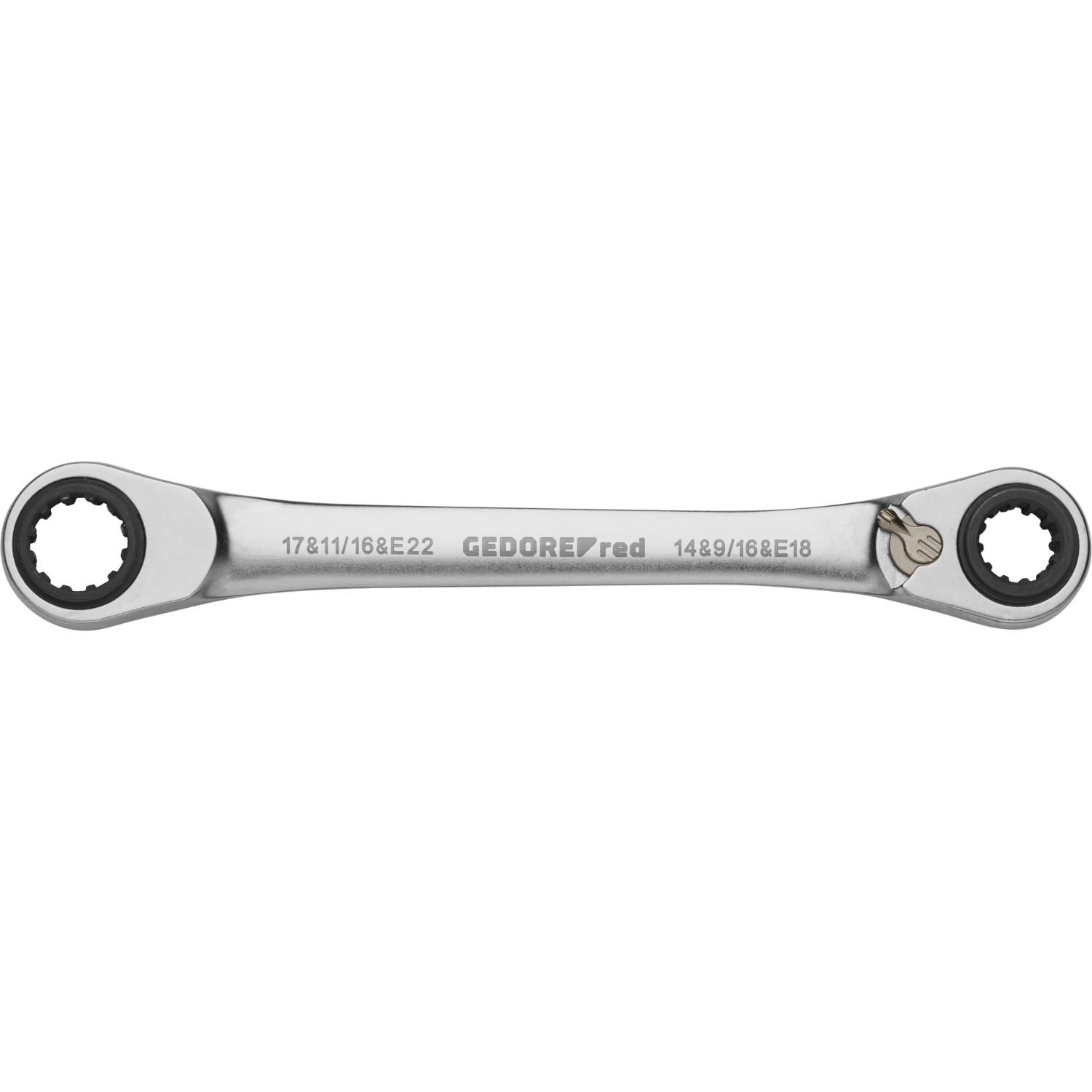 Gedore Doppel-Ringratschenschlüssel Satz R07501002 2-teilig