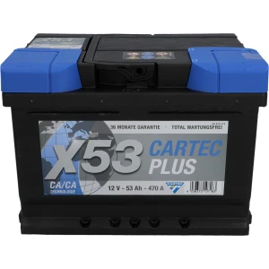 Cartec Starterbatterie Plus 53 Ah/470 A