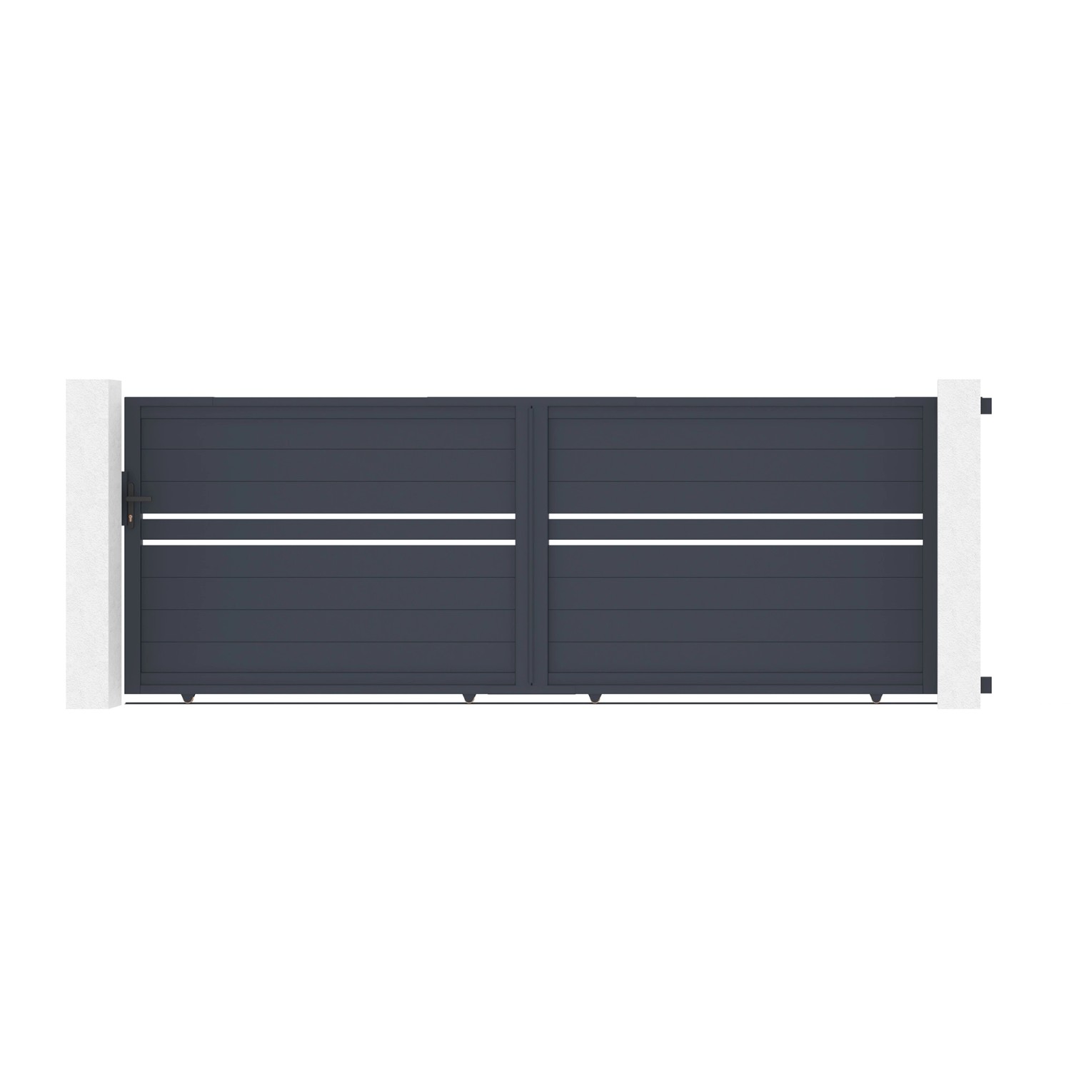 Casanoov Schiebetor 4M Cimone H 140Cm Aluminium & Ranger C300 Motorisierung günstig online kaufen