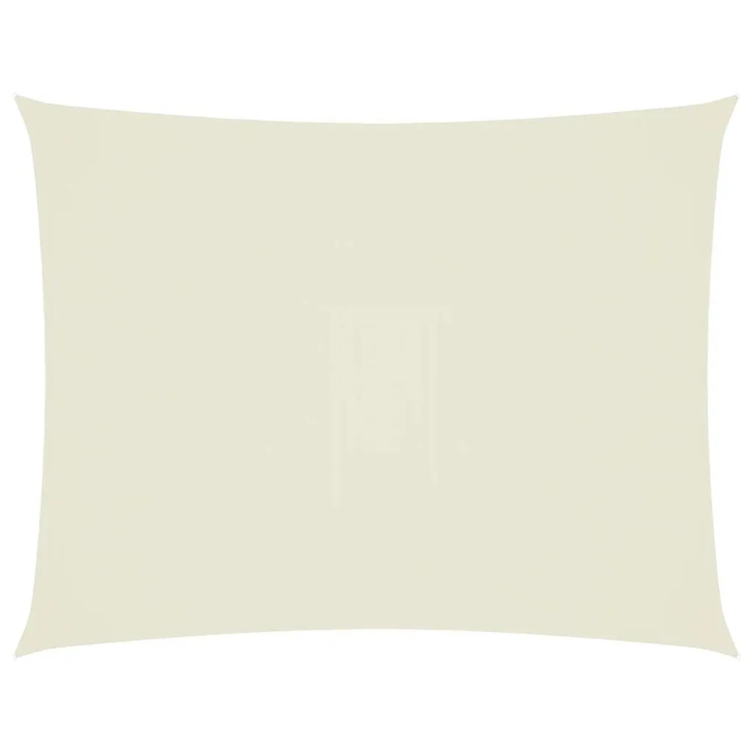 vidaXL Sonnensegel Oxford-Gewebe Rechteckig 4x5 m Creme 135216