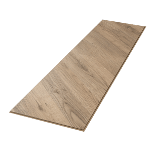 Egger Laminat EL203F NatureSense Rillington Eiche Dunkel, Kingsize-Diele mit Holzstruktur.