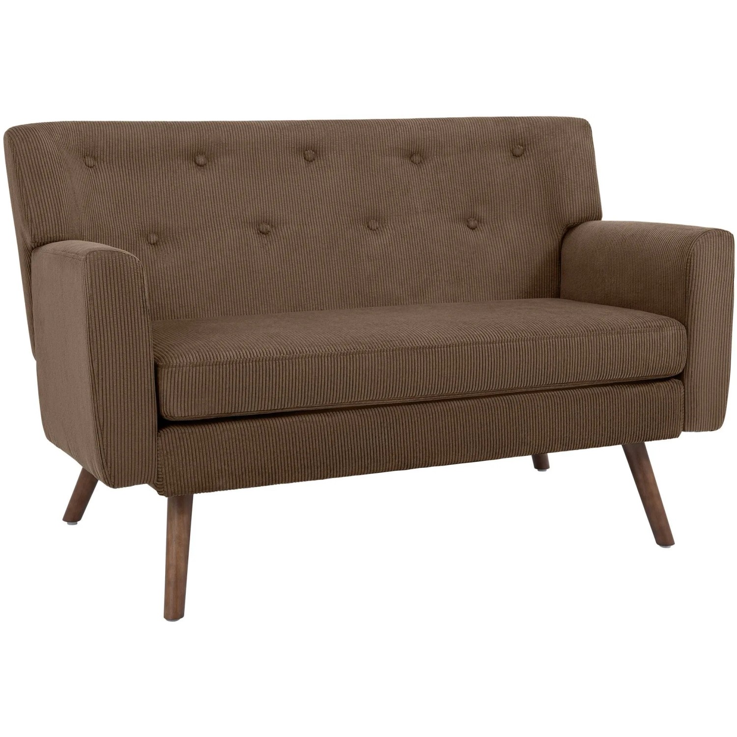 CLP Sofa Kioni Cord Dunkelbraun
