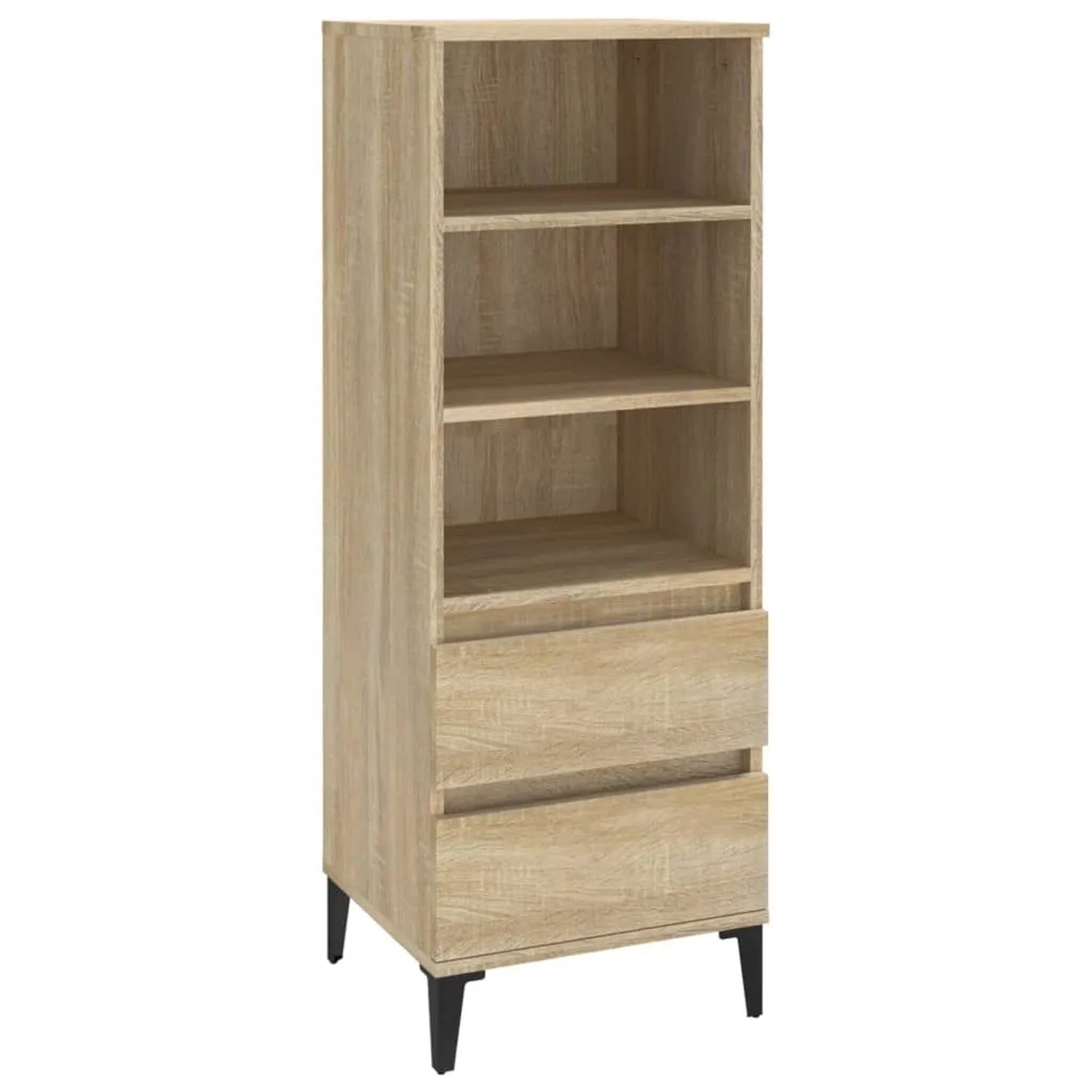 vidaXL Highboard Sonoma-Eiche 40x36x110 cm Holzwerkstoff 821247