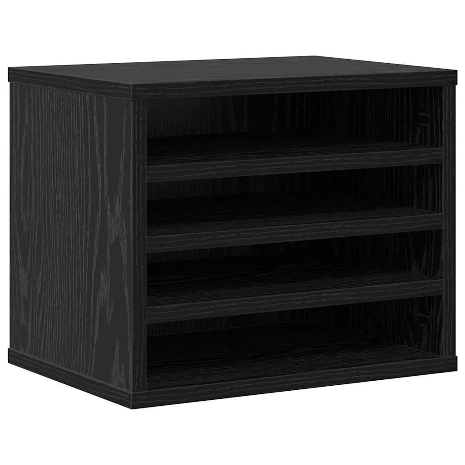 vidaXL Schreibtisch Organizer Schwarz Eichen-Optik 36 x 26 x 29,5 cm 869203