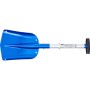 BGS Aluminium Schneeschaufel mit blauem Blatt und verstellbarem Teleskopstiel.