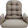 Sitzkissen für Hängesessel Leyburn, Ersatzkissen in Beige.