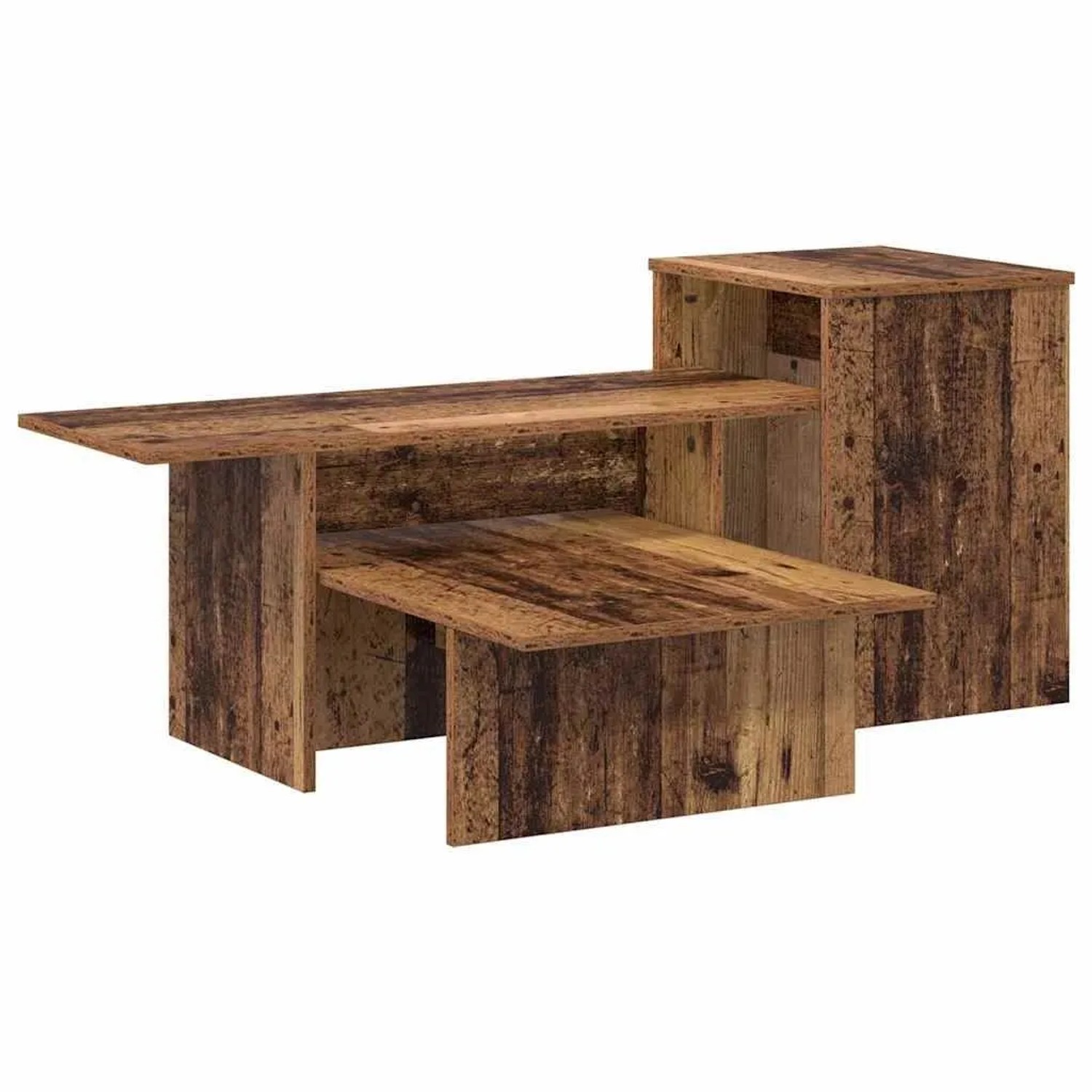 vidaXL Konsolentisch Altholz 91,5 x 35 x 38,5 cm Holzwerkstoff 891166