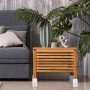 Relaxdays Möbelerhöher 4er Set Bambus Schwarz 10 cm x 11,5 cm x 11,5 cm 1 kg_5