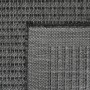 Detailansicht des schwarzen Ayyildiz Outdoor-Teppichs Giza 1410, robust und wetterfest.